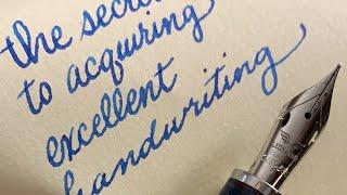 The Secrets of Acquiring Excellent Handwriting with @aidanbernal