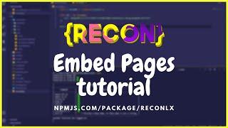 Reaction Pages | reconlx npm | discord.js tutorial!