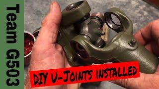 Installing Universal Joints With Basic Shop Tools G503 Willys Jeep