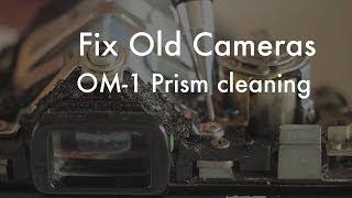 Fix Old Cameras: Olympus OM 1 Prism Foam Cleaning