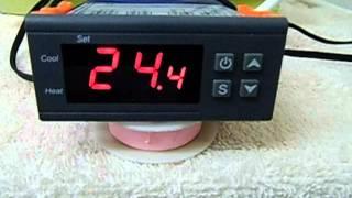 Digital temperature controller thermostat for incubator or aquarium
