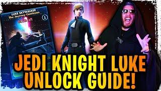 Jedi Knight Luke Skywalker Unlock Guide! The Journey Continues Legendary Event - No Money Spent