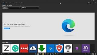 And now lets download Chromium Edge from Microsoft Store