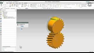 Siemens PLM NX GC Toolkit - Helical Gear Modeling