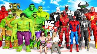 TEAM HULK Save "INNOCENTS" From TEAM VENOM - EPIC SUPERHEROES WAR