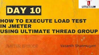 How to Run a Load Test in JMeter using Ultimate Thread Group #jmeter #performancetesting #loadtest