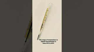 clinical thermometer | measuring human body temperature | #thermometers #temperature