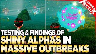 Finding How to Get Shiny Alpha Pokemon in Massive Mass Outbreaks - Pokemon Legends Arceus