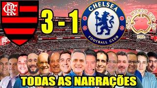 Todas as narrações - Flamengo 3 x 1 Chelsea | Super Mundial de Clubes 2025