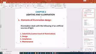 Chapter[2] - illumination system design- introduction - Video (1)