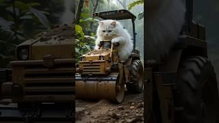 Mischievous Monkey vs Smart Cat  Funny Animal drama in Jungle