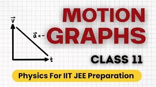 Motion - Graphs | Lecture 2 | Class 11 Physics | Free Education