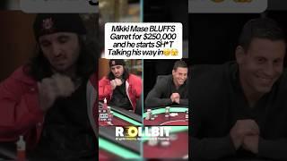 Bluff worth $250k!!!#casino #gambling #dana #danawhite #mikkimase #poker #money #cash #jackpot