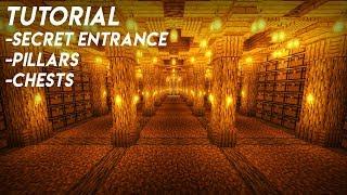 Minecraft | Underground Storage Room Easy Tutorial [How to Build]