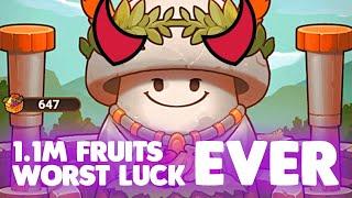 1.1M Fruits for SSS stats in Legend of Mushroom