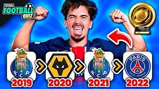GUESS THE PLAYER BY THEIR TRANSFERS | FOOTBALL QUIZ TRIVIA 2025