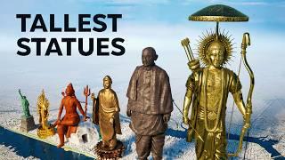 Tallest Statues in the World (3D Size Comparison)