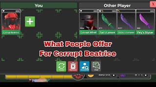 What People Offer For Corrupt Beatrice || Survive The Killer