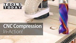 CNC Compression Router Bit, In-Action!