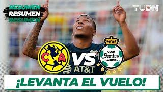 Resumen y goles | América vs Santos | Tour Águila 2021 | TUDN