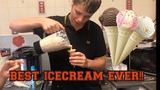 Ice cream smoothie challenge