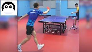 【table tennis】World Champion Zhang Jike Personally Demonstrates How to Train!