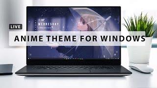 Anime Theme For Windows  | Animated Look 2022 | Windows Customization | Rainmeter