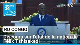 RD Congo : discours sur l'état de la nation de Félix Tshisekedi • FRANCE 24