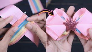 HOW TO MAKE HAIR BOWS EASY #78