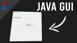 How to make GUI in JAVA | (simple & easy)