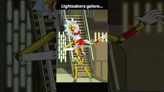 Lightsabers are hidden in the White House! Rick and Morty S06E10 #film #shorts #rickandmorty