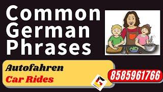 German for BEGINNERS  A1-B1 | AUTOFAHREN | IMPORTANT GERMAN PHRASES | LEARN GERMAN