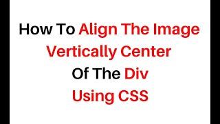 align image center of the div vertically using css flex html