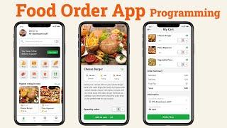  Food App Android Design - how to make food ordering app? android studio tutorial 