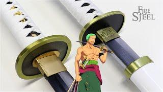 One Piece | Zoro's Wado Ichimonji Sword (Battle-Ready and Carbon Steel)