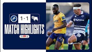 Millwall 1-1 Derby County | Highlights