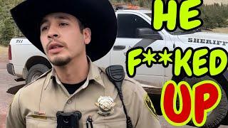 COP SPANKED BY SUPERVISOR AFTER ILLEGAL SEARCH!