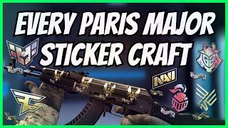 Every PARIS MAJOR STICKER CRAFT - BLAST Paris Major Stickers CS:GO 2023!