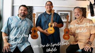 Vintage Ukulele: 1890 Dias Ukulele, 1886 Santo Ukulele, 1895 Nunes Ukulele | music by NUE