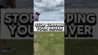 Stop topping your driver with this easy drill!