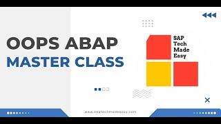 OOPS ABAP MASTER CLASS | 17th December 2022 |