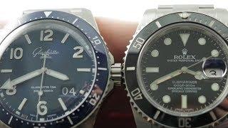 Rolex Submariner vs 2019 Glashutte Original SeaQ Panorama Date (116610LN) (1-36-13-02-81-70)