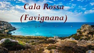 Cala Rossa - Favignana - 4k Drone Aerial view