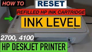 HP Printer reset Ink Level - "Easy Fix".