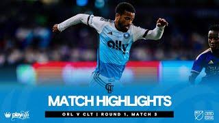 HIGHLIGHTS: Orlando City vs. Charlotte FC | 2024 Audi MLS Cup Playoffs: Round 1, Match 3