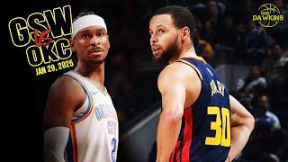 Golden State Warriors Full Team Highlights vs Thunder | Jan 29, 2025 | FreeDawkins