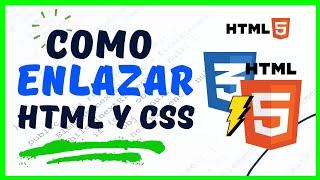 5. COMO ENLAZAR HTML con CSS  Como vincular HTML con CSS en Visual Studio Code