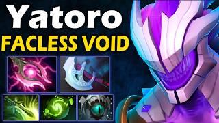 Яторо на Новом Сигнатурном Сильнейшем Войде - Yatoro Faceless Void 7.36 ДОТА 2