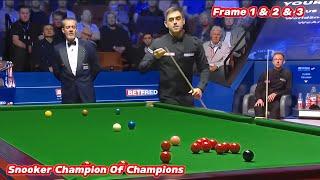 Snooker Champion of Champions Ronnie O’Sullivan VS Judd Trump ( Frame 1 &2 & 3 )