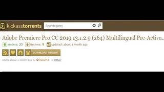 Download & Install Adobe Pr 2019